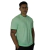 Camiseta masculina gola redonda malha pv verde bebê - comprar online