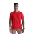 Camiseta masculina manga curta decote v algodão fio 30 vermelho - comprar online