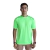 Camiseta masculina recorte com vivo manga curta aerodry verde limão - comprar online