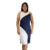 Vestido recortes combinação de cores - comprar online