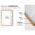 Quadro Decorativo Minimalista A1 Círculo Moldura Tradicional com Vidro na internet