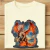 Camiseta Oversized Dragão Vermelho - comprar online