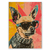Placa Decorativa MDF A3 Pop Art Punk Rock Cães - loja online