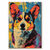 Placa Decorativa MDF A3 Pop Art Punk Rock Cães - Rakkan