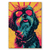 Placa Decorativa MDF A3 Pop Art Punk Rock Cães - comprar online
