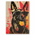 Placa Decorativa MDF A3 Pop Art Punk Rock Cães - Rakkan