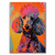 Placa Decorativa MDF A3 Pop Art Punk Rock Cães