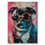 Imagem do Placa Decorativa MDF A3 Pop Art Punk Rock Cães