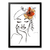 Imagem do Quadro Decorativo A3 Mulheres e Flores Boho Moldura Tradicional