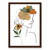Quadro Decorativo A3 Mulheres e Flores Boho Moldura Tradicional - comprar online