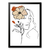 Quadro Decorativo A3 Mulheres e Flores Boho Moldura Tradicional - comprar online