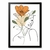 Quadro Decorativo A3 Boho Mulheres e Flores Moldura Tradicional - loja online