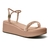 SANDALIA VIA MARTE PLATAFORMA REF 167-001 FEMININO