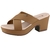 SANDALIA VIA UNO SALTO BAIXO QUADRADO REF 821025SIAVV - MDFONLINE
