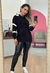 Blusa Tricot Preta e Branco - comprar online