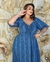 Vestido Estampado Azul - G1