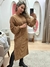 Vestido Rafaeli Mousse Midi - Cor Mocca Mousse