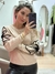 Blusa Modal Bordada - Nude - comprar online