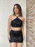 Conjunto SXY 4 em 1 Cropped Charlotte e Saia de Brilho com forro festas balada eventos carnaval moda gringa blogueira