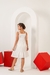 Vestido Michelle Branco - Kallikids - Moda blogueirinha infanto juvenil