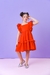 Vestido Mia Vermelho - Kallikids - Moda blogueirinha infanto juvenil