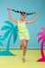 Macaquinho Júlia Verde - Kallikids - Moda blogueirinha infanto juvenil