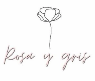 Rosa y gris