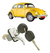 Maçaneta Externa Tampa Do Motor Vw Fusca Kombi Com Chave