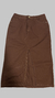 saia jeans com fenda