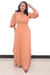Vestido longo transpassado