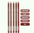 Lápis labial Ultra Easy da Ruby Kisses nas cores Marsala, Nude, Nude Rose e Pale Nude.