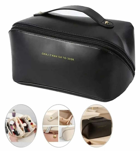 NECESSAIRE ORGANIZADORA PARA VIAGEM - COR PRETO