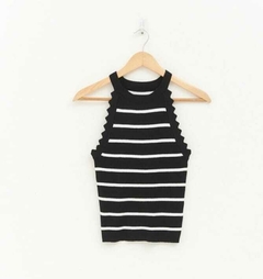 Musculosa rayada de hilo - comprar online
