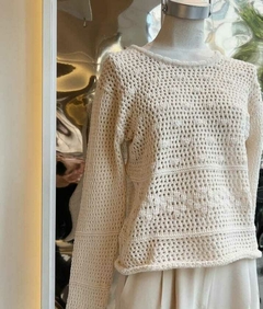 Sweater de hilo de algodon