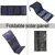 Imagen de Panel solar plegable portátil con 20W de potencia, silicio monocristalino.