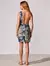 Vestido Ombro Único Estampado Monaco na internet