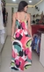 Vestido longo estampado - comprar online