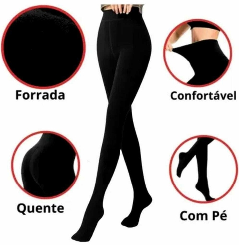 Meia Calça termica fio 80 com pé - comprar online
