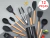 SKYTUR KIT Cozinha Conjunto com 12 peças Jogo de Utensílio Culinário cabo de