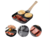 Imagem do Frigideira Antiaderente Com 3 Divisórias Fritar Ovo Bacon Carne Frango Lanche M