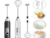 Mixer Recarregavel 2 em 1 Eletrico Misturador Batedor Ovo Leite Café