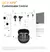 QCY HT10 AilyBuds Pro+ ANC Fone de ouvido sem fio Hi-Res Audio com LDAC Bluetoot