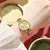 Imagem do 2 pçs conjunto relógio de luxo feminino simples dial oco cinta moda pulseira o