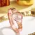 2 pçs conjunto relógio de luxo feminino simples dial oco cinta moda pulseira o