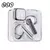QCY-MeloBuds Neo Fones De Ouvido Sem Fio, Bluetooth 5.3, Display Digital LED Pow