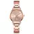 2 pçs conjunto relógio de luxo feminino simples dial oco cinta moda pulseira o - loja online