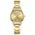 2 pçs conjunto relógio de luxo feminino simples dial oco cinta moda pulseira o - 4Real Imports