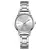 2 pçs conjunto relógio de luxo feminino simples dial oco cinta moda pulseira o