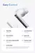 QCY-MeloBuds Neo Fones De Ouvido Sem Fio, Bluetooth 5.3, Display Digital LED Pow na internet