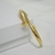 Bracelete Dourado Prego Aço Inoxidável - loja online